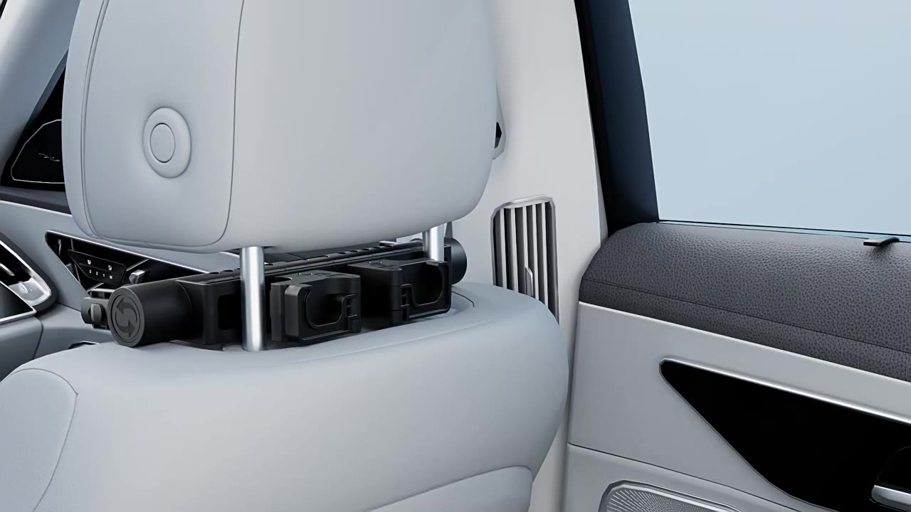 MileRest gemonteerd in auto